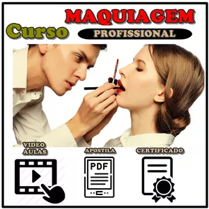CURSO- MAQUIAGEM PROFISSIONAL- COM CERTIFICADO