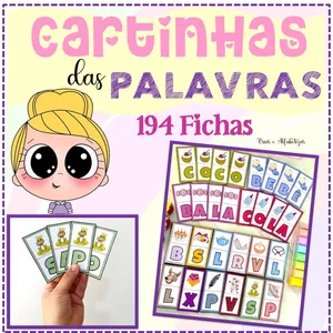 Imagem de capa para o Ebook Cartinhas das Palavras