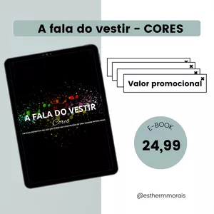 Imagem de capa para o Ebook A fala do vestir - CORES 