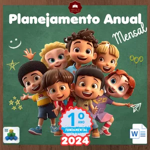 Imagem de capa para o Ebook PLANEJAMENTO ANUAL - 1º ANO ENSINO FUNDAMENTAL1: