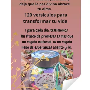 Imagen de portada para Ebook Crea tu frasco de promesas, 120 versículos para imprimir