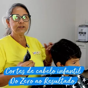 Imagem do curso Cortes de cabelo infantil - Do Zero ao Resultado.