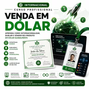 💵 VENDA EM DOLAR - APRENDA COMO INTERNACIONALIZAR, DUBLAR E VENDER SEU PRODUTO EM DOLAR E GLOBALMENTE>