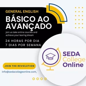 Imagem de capa para o Curso online Inglês Completo - Básico ao Avançado - 7 níveis