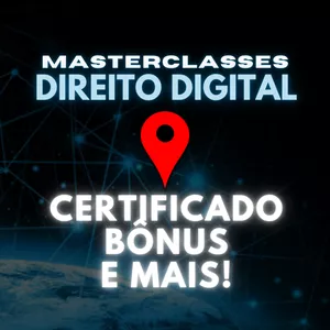 Imagem de capa para o Curso online Masterclasses Direito Digital