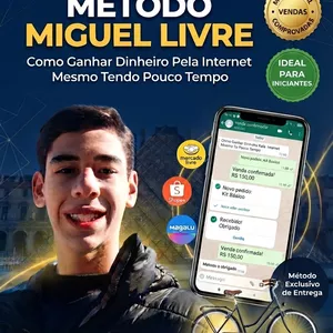 Imagem do curso MÉTODO MIGUEL LIVRE – Como Ganhar Dinheiro Pela Internet Mesmo Tendo Pouco Tempo
