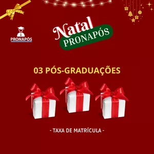 Imagem de capa para o Curso online Natal Pronapós ESTRATEGO (3 Pós)- Taxa Única de Matrícula R$199,99