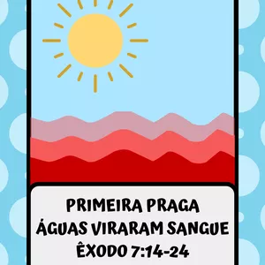 Imagem de capa para o Ebook AS 10 PRAGAS DO EGITO (TAMANHO A3 E TAMANHO A4) ILUSTRAÇÕES