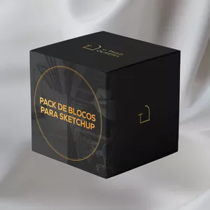 Imagem de capa para o Curso online PACK DE BLOCOS DE QUALIDADE PARA SKETCHUP