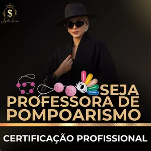 Imagem de capa para o Curso online Curso Profissionalizante Pompoarismo Lucrativo: Seja Professora de Pompoarismo Consciente do Iniciante ao Avançado. 3 Certificados pelo preço de 1