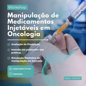 Imagem de capa para o Curso online MANIPULAÇÃO DE MEDICAMENTOS - CURSO PRESENCIAL