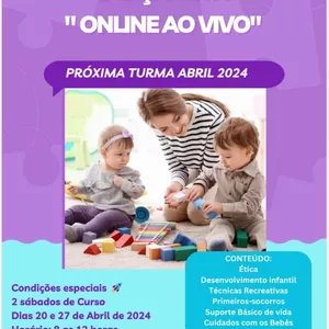 Curso CURSO: BABÁS E BERÇARISTAS PROFISSIONAIS 