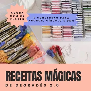 Imagem de capa para o Ebook Receitas Mágicas de Degradês 2.0