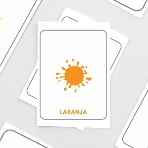 Imagem de capa para o Ebook Flash Cards Cores