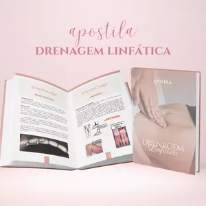 Imagem do curso APOSTILA EDITÁVEL DE DRENAGEM LINFÁTICA + BÔNUS DE ARTE DE CERTIFICADO