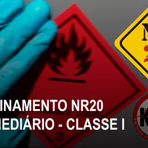 Imagem de capa para o Curso online NR20 Intermediário (Classe I) 