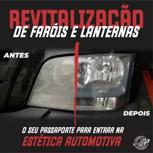Imagem de capa para o Curso online Revitalização de faróis e lanternas
