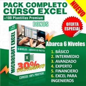 Imagen de portada para Curso online CURSO COMPLETO DE EXCEL - Básico a Avanzado
