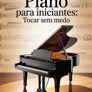 Imagem de capa para o Ebook Piano Para Iniciantes: Tocar Sem Medo