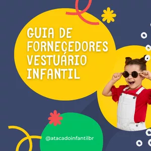 Imagem de capa para o Ebook Guia de fornecedores vestuário infantil