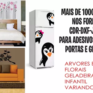 Imagem de capa para o Ebook 1000 Arquivos Recorte Vinil Silhouette Plotter Decoração