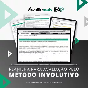 Imagem de capa para o Ebook [Planilha 8] Método Involutivo para Avaliação de Imóveis Urbanos