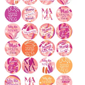 Imagen de portada para Ebook Kit de Stikers Imprimibles (Feliz día Mamá)