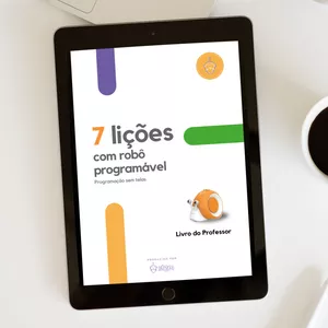 Imagem de capa para o Ebook 7 lições com Robô Programável