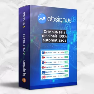 Imagem de capa para o Curso online OBSignus - Sinais Automáticos para Opções