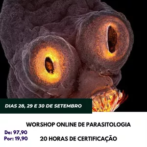 Imagem de capa para o Curso online WORKSHOP ONLINE DE PARASITOLOGIA