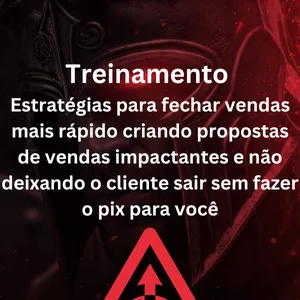 Imagem de capa para o Curso online Treinamento Estratégia para fechar vendas mais rápido criando propostas de vendas impactantes e não deixando o cliente sair sem fazer o pix para você!