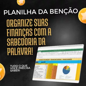Planilha Planilha da Bênção – Finanças com Propósito