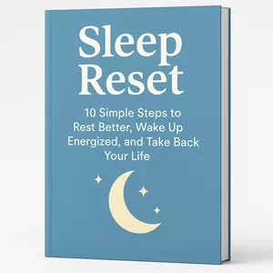 Cover image for Ebook Sleep Reset – 10 Simple Steps to Rest Better, Wake Up Energized, and Take Back Your Life