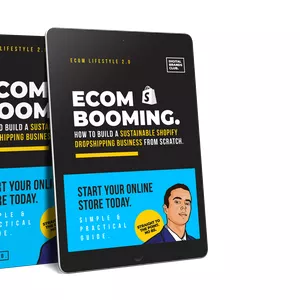 Cover image for Ebook Ecom Booming - An informal approach to Shopify Dropshipping