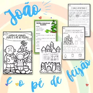 Imagem de capa para o Ebook Sequência Didática João e o pé de feijão 