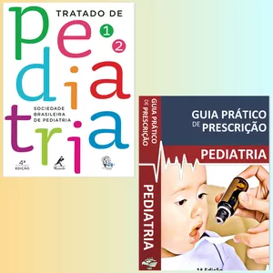 Imagem de capa para o Ebook GUIA PRÁTICO DE PRESCRIÇÃO EM PEDIATRIA + TRATADO DE PEDIATRIA 