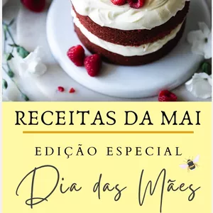 Imagem de capa para o Ebook Receitas da Mai- edição dia das mães 