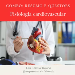 Imagem de capa para o Ebook Combo: resumo e questões de fisiologia cardiovascular