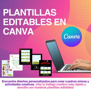 Imagen de portada para Ebook PLANTILLAS EDITABLES EN CANVA (PACK CREATIVO)
