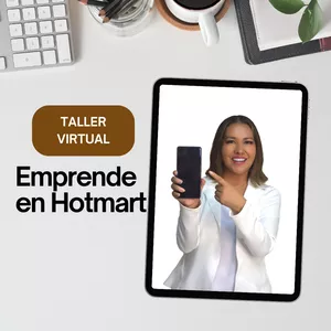 Imagen de portada para Curso online Taller virtual: EMPRENDE EN HOTMART