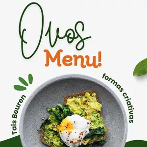 Imagem de capa para o Ebook Ovos Menu!
