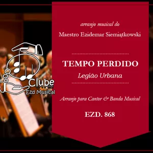 Imagem de capa para o Ebook Tempo Perdido | Arranjo para Cantor & Banda