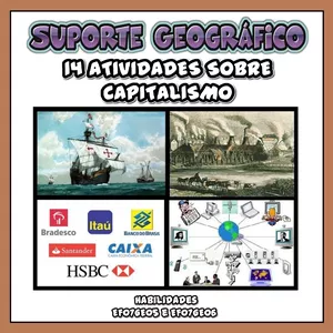 Imagem de capa para o Ebook 14 Atividades sobre o sistema capitalista