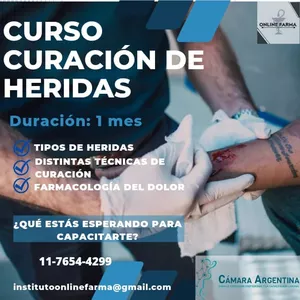 Imagen de portada para Curso online Curso Curación de Heridas