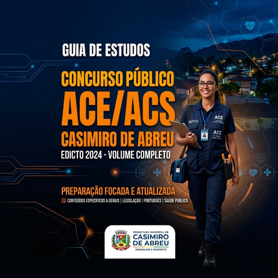 Apostila Agente Comunitário de Saúde e Agente de combate a Endemias de Casimiro de Abreu 