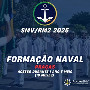 Imagem de capa para o Curso online PRAÇAS (SMV RM2 2025) - Formação Naval para a Marinha