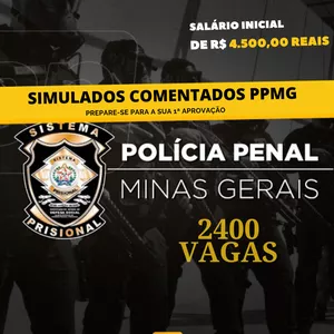 Imagem do curso Polícia Penal de Minas Gerais PPMG- Simulados Carreiras Policiais