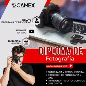 Imagen de portada para Curso online Diploma de Fotografía