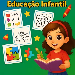 Imagem de capa para o Ebook ATIVIDADES EDUCAÇÃO INFANTIL EDUCA ARTE