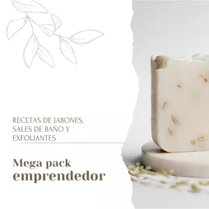 Imagen de portada para Ebook Megapack de recetas : 100 recetas de jabones artesanales, velas , shampoo sólido , jabones para niños y mascotas